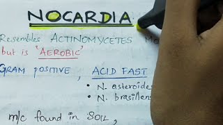 Nocardia  Microbiology  Handwritten notes [upl. by Di]