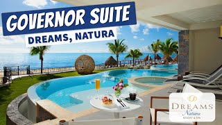 Governor Suite Ocean Front  Dreams Natura Resort amp Spa  Full Walkthrough Tour amp Review  4K [upl. by Tabshey]