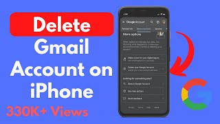 How to Delete Gmail Account on iPhone Updated [upl. by Gnes383]