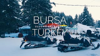 BURSA  Uludag Ski Resort Tour  Turkey [upl. by Auqenwahs]