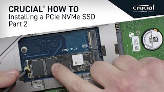 Part 2 of 4  Installing a Crucial® M2 PCIe NVMe SSD Install [upl. by Rafaelof]