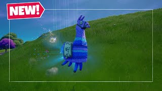 Fortnite NEW Loot Llama in Chapter 2 Season 7 Walking Llama Animal in Fortnite [upl. by Beulah396]