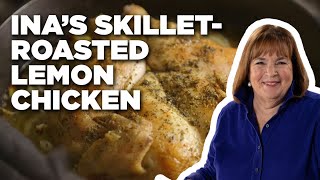 Ina Gartens SkilletRoasted Lemon Chicken  Barefoot Contessa Cook Like a Pro  Food Network [upl. by Aehtla]