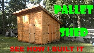 Pallet Shed  Workshop Build  Part 2 [upl. by Ringsmuth]