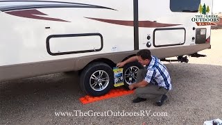 RV Leveling amp Stabilizing  Tips amp Tricks [upl. by Ecyned]