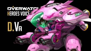 Overwatch  DVa All Voice Lines [upl. by Knute]