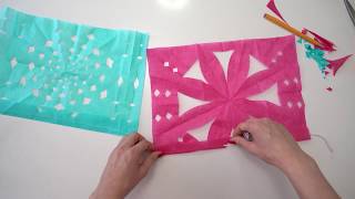 Workshop for Kids  Papel Picado Activity [upl. by Accire]