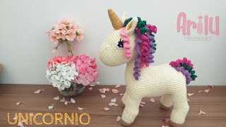 ✅ 🦄 Amigurumi UNICORNIO  Paso a Paso  GRANDE [upl. by Asiral]