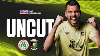 GOALKEEPER GOAL  Cliftonville 12 Glentoran  IRISH LEAGUE UNCUT [upl. by Cyler]