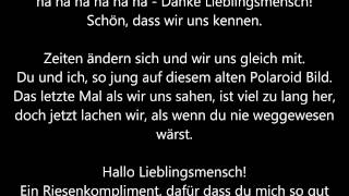 Namika  Lieblingsmensch LYRICS [upl. by Jabe]