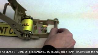 How To Thread A Ratchet Strap [upl. by Ibson]