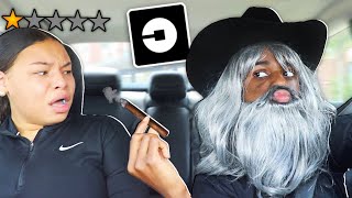 PICKED MY GIRLFRIEND UP IN AN UBER UNDER DISGUISE went terrible [upl. by Nonaihr]