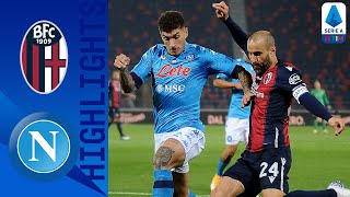 Bologna 01 Napoli  Osimhen’s goal sees Napoli climb up into third  Serie A TIM [upl. by Shushan]