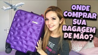 ONDE COMPRAR SUA BAGAGEM DE MÃO PARA AS VIAGENS DE AVIÃO [upl. by Wilt341]