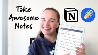 HOW to INTEGRATE NOTION and NOTABILITY to TAKE AWESOME NOTES Notetaking Tips from a PhD Candidate [upl. by Garik]