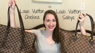 Louis Vuitton Chelsea and Saleya Tote  Detailed Review  What Fits Inside  Comparison [upl. by Oigolue323]