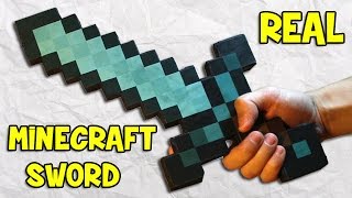 How To make a Paper Minecraft Sword [upl. by Delbert]