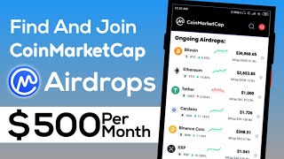 How to find and join CoinMarketCap Airdrops [upl. by Shumway]