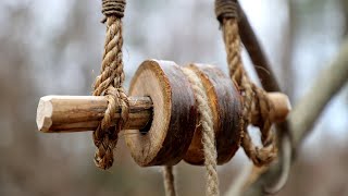 This Wilderness Technique will Blow Your Mind Bushcraft Gadgets Survival Tools Primitive Pulley [upl. by Richmal]