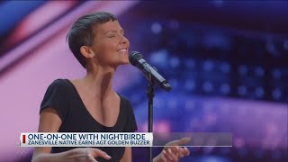 AGT sensation Nightbirde discusses cancer diagnosis and how it informed hit song [upl. by Leanatan]