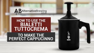 How to Use the Bialetti Tuttocrema Milk Frother [upl. by Trinidad]