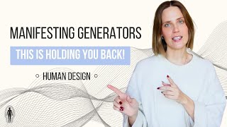 BIGGEST MISCONCEPTIONS about Manifesting Generators [upl. by Marcella]