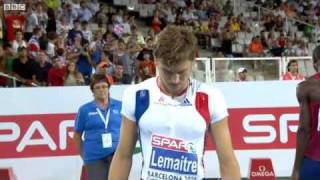 Christophe Lemaitre Wins Mens 100m European Final [upl. by Nyrmak421]