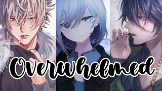 Overwhelmed switching Vocals  Nightcore ft Ryan Mack amp Christian Gates [upl. by Anitnatsnoc]