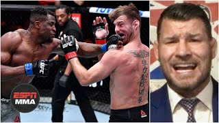 Reaction to Francis Ngannou’s knockout win vs Stipe Miocic  UFC 260 Post Show  ESPN MMA [upl. by Froma]