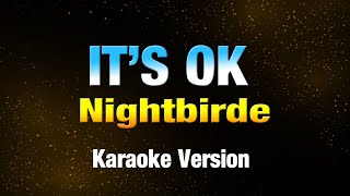 ITS OKAY  Nightbirde KARAOKE VERSION [upl. by Ellekcir]