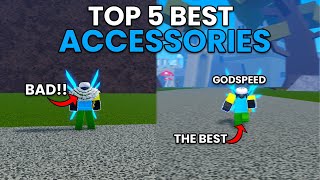 TOP 5 BEST Accessories In Blox Fruits PvPGrinding [upl. by Jojo]