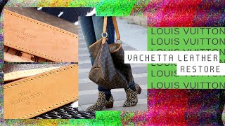 Louis Vuitton How to remove spots and stains from Vachetta Leather [upl. by Asillim360]