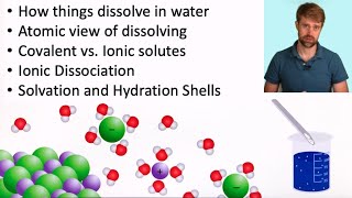 Aqueous Solutions Dissolving and Solvation [upl. by Rubia820]