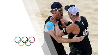 Germany vs Brazil  Mens Beach Volleyball Final  Highlights  London 2012 Olympics [upl. by Anilosi]