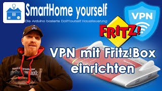 VPN mit FritzBox einrichten  Einfach sicherer Zugriff von unterwegs [upl. by Drawyeh]