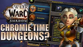 How does the Dungeon Finder Work with Chromie Time  Shadowlands Beta [upl. by Far634]