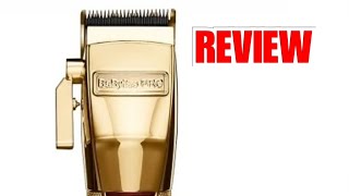 BaByliss Pro GOLD FX Cordless Clipper REVIEW  Fade in Full [upl. by Annamaria864]