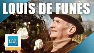 1973  Louis de Funès dans son jardin bio  Archive INA [upl. by Dami]