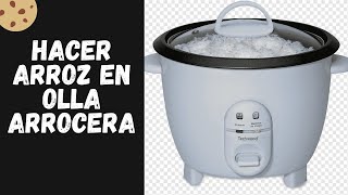 Como Preparar Arroz en Olla Arrocera  Facil y Rapido [upl. by Annovahs214]