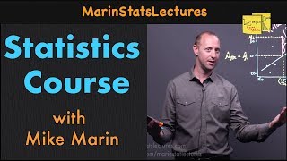 Statistics Course Overview  Best Statistics Course  MarinStatsLectures [upl. by Anawk]