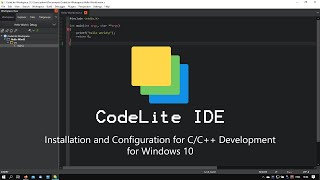 Installing and Configuring CodeLite IDE for CC Development [upl. by Idnahs]