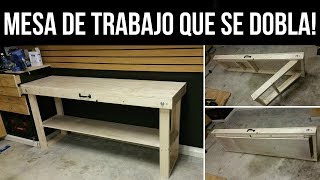 Cómo Construir Una Mesa De Trabajo Que Se Dobla [upl. by Vilberg774]