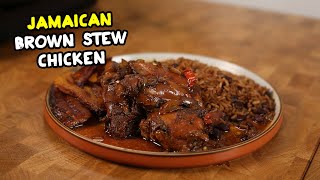 EASIEST Jamaican Brown Stew Chicken recipe  ABSOLUTELY DELICIOUS [upl. by Yendor587]