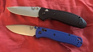 Benchmade Griptilian 551 VS Benchmade Bugout [upl. by Caterina]