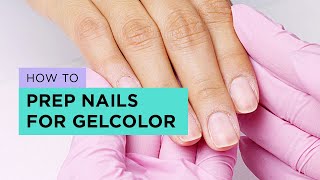 OPI Gel Polish Manicure Nail Prep Tutorial [upl. by Lachus634]