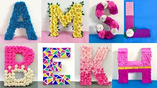 10 DIY 3D letters Decor ideas for any occasion at home and for home decor [upl. by Armallas388]