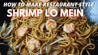 Shrimp Lo Mein Chinese Takeout Recipe  Wally Cooks Everything [upl. by Asiuqram612]