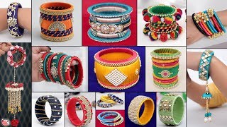 26 Ladies Designer Bangles Ideas  Ladies Special Jewelry Making at Home [upl. by Genovera]