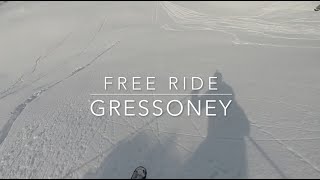 quot Freeride quot Monterosa  Gressoney  Champoluc [upl. by Yblehs981]