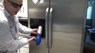 FROZEN WATER DISPENSER IN REFRIGERATOR QUICK FIX [upl. by Saidnac]